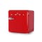 Commercial Cool 1.6 Cu. Ft. Refrigerator, Vintage Style Refrigerator, Small Refrigerator With Freezer, Red CCRR16HR - alternate 1